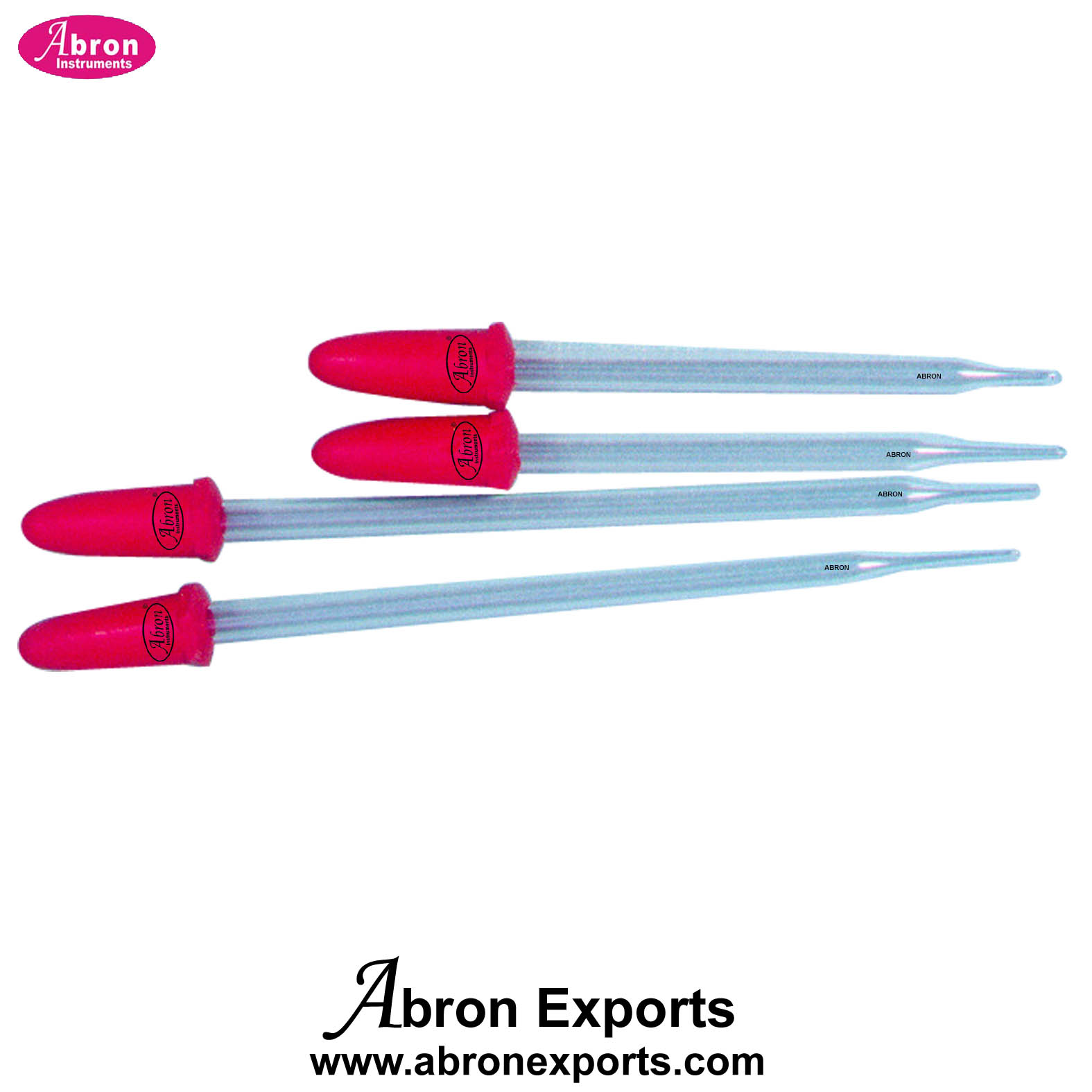 Dropper Glass with Nosel for drop with rubber teat 200mm long 8 inch Abron 100pc AB-560G8